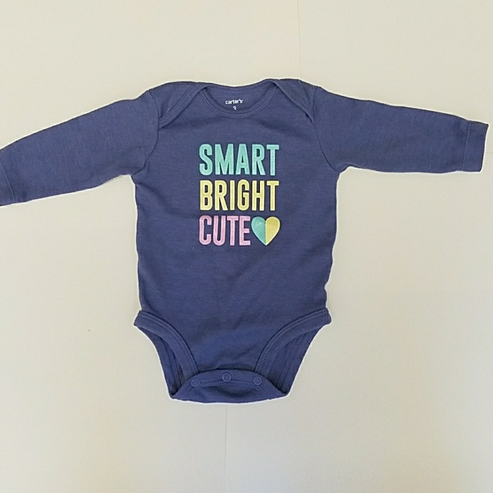 Long sleeve Carter's onesie 3 months